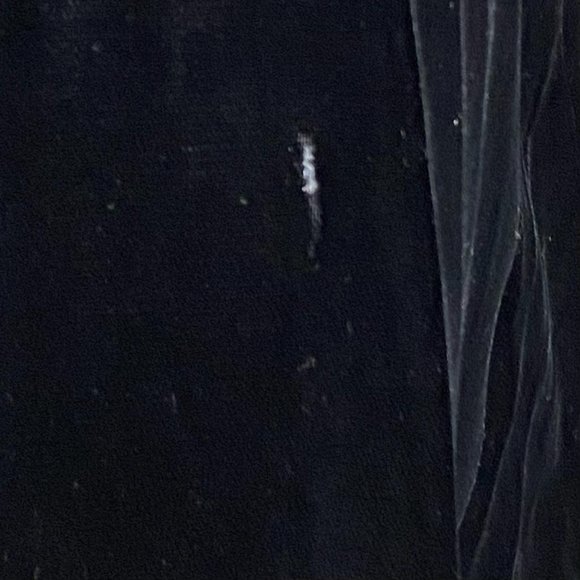 Vintage 40s Goldies Black Velvet Peter Pan Collar Blazer Jacket Round Buttons L - Picture 5 of 8